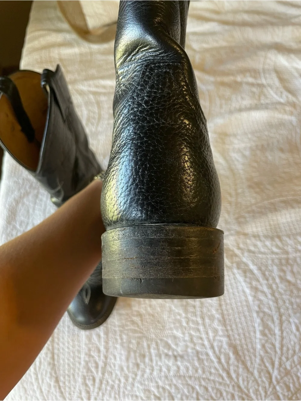 Tony Lama Black Cowboy Boots